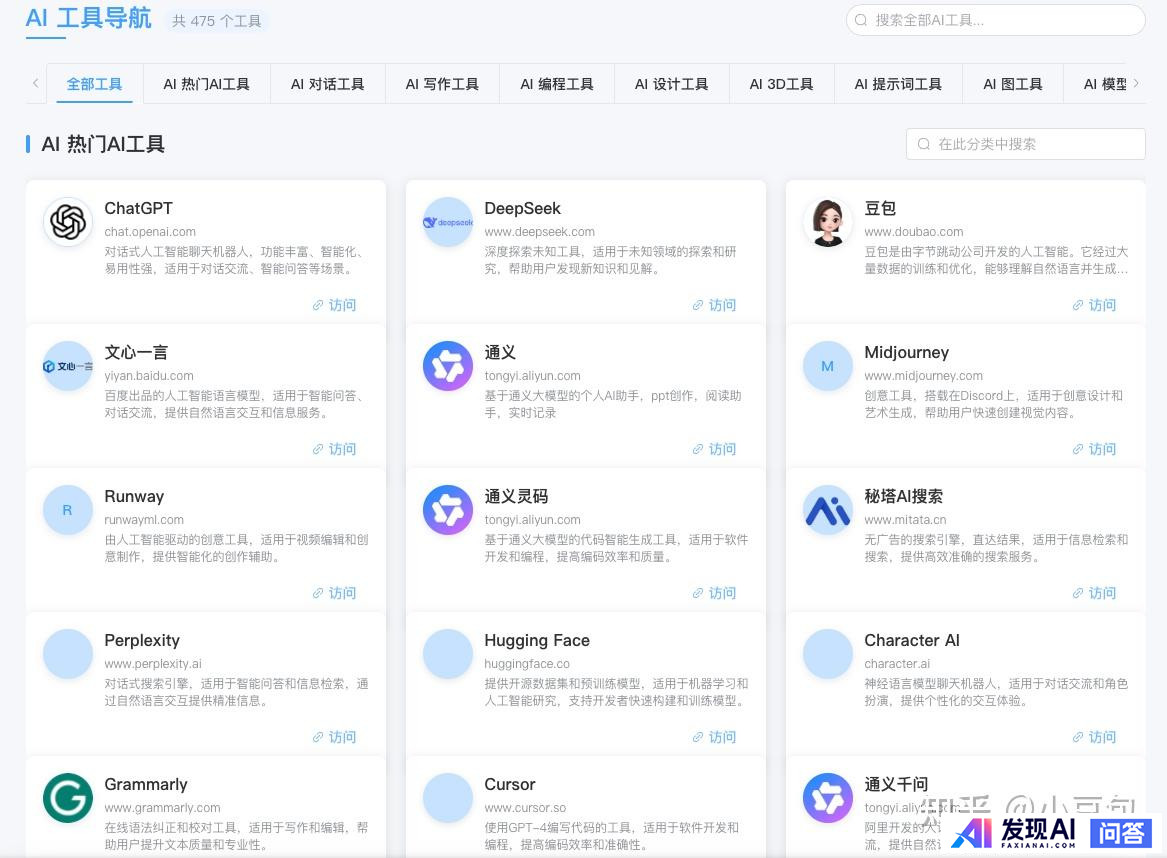AI类有那些目前好用的工具或者工具集网站？-1.jpg